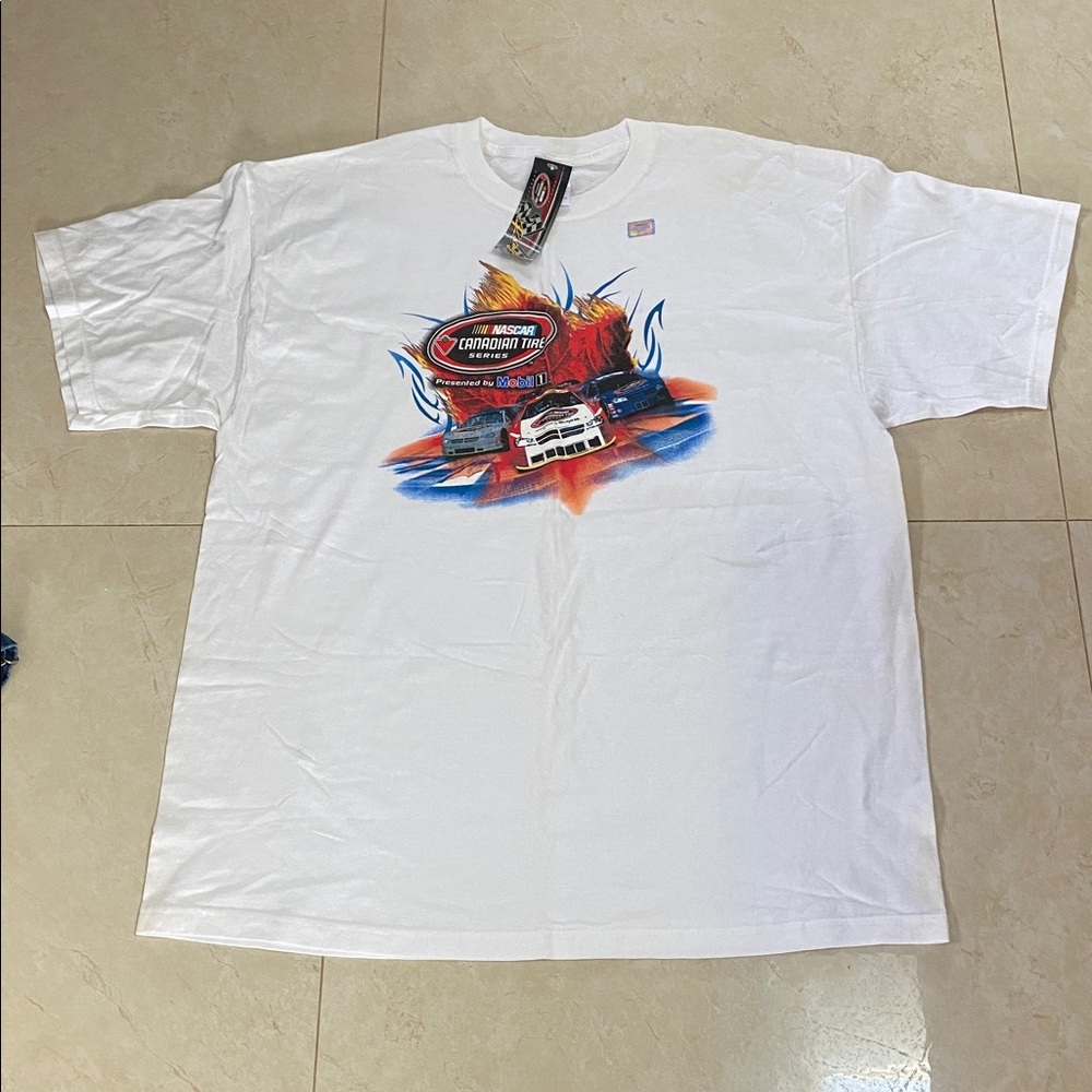 New w Tag Canadian Tire NASCAR  Series Tshirt XL